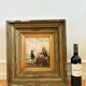 Antique seaside oil painting, c. 1845
