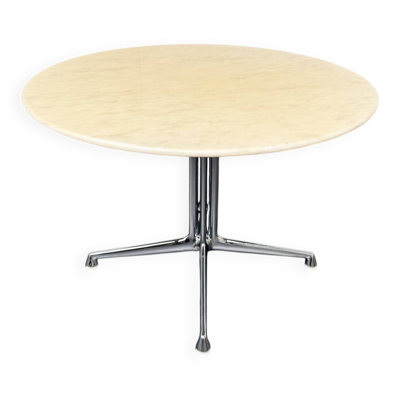 Table basse / table d'appoint La Fonda, marbre, par Charles et Ray Eames pour Herman Miller, Allemagne, années 1970.