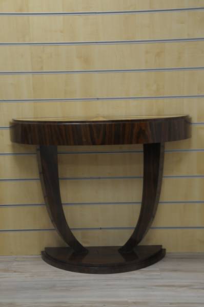 Art Deco half-moon console