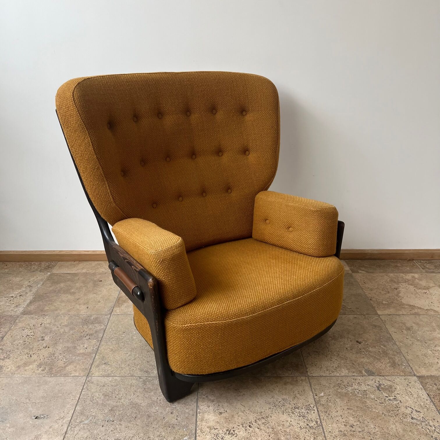 Guillerme et Chambron Oak 'Denis' Armchair