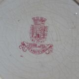 4 iron earth dessert plates porcelain from Gien