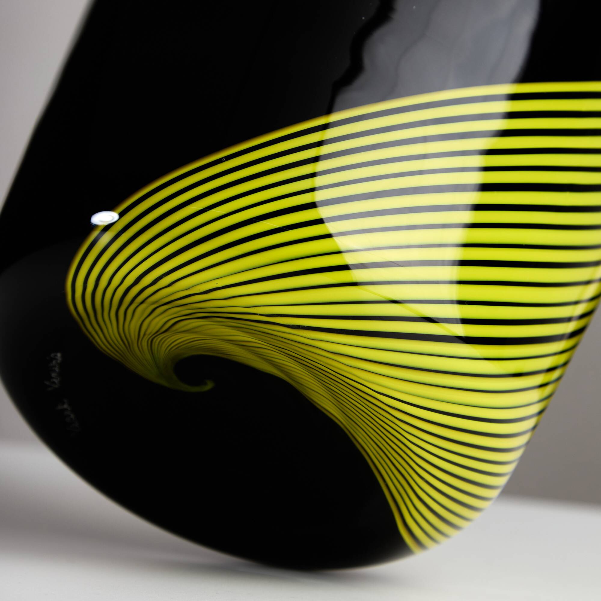 VeArt Murano Glass Vase, 1984