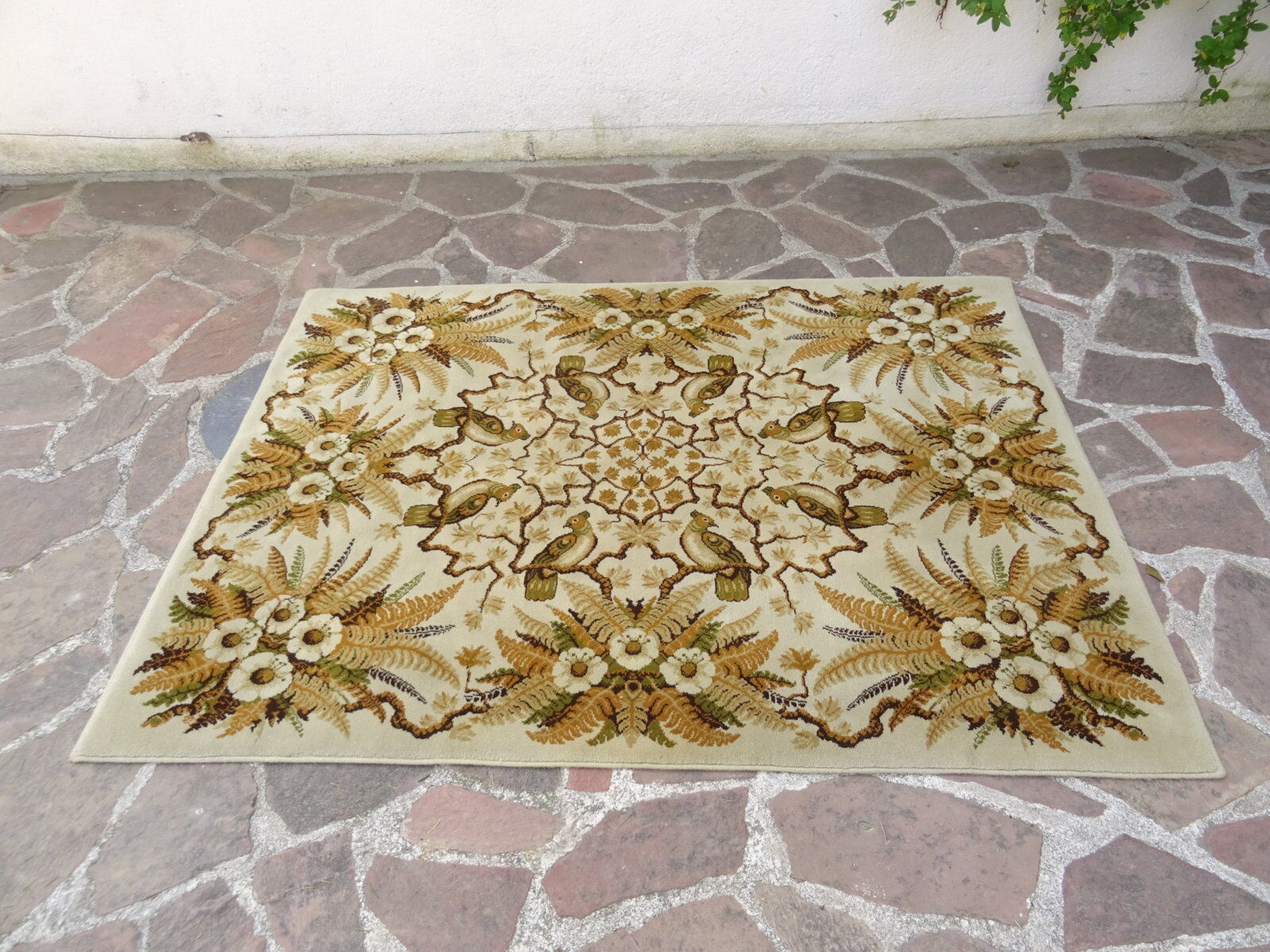 Parakeets wool rug 205 x 150cm