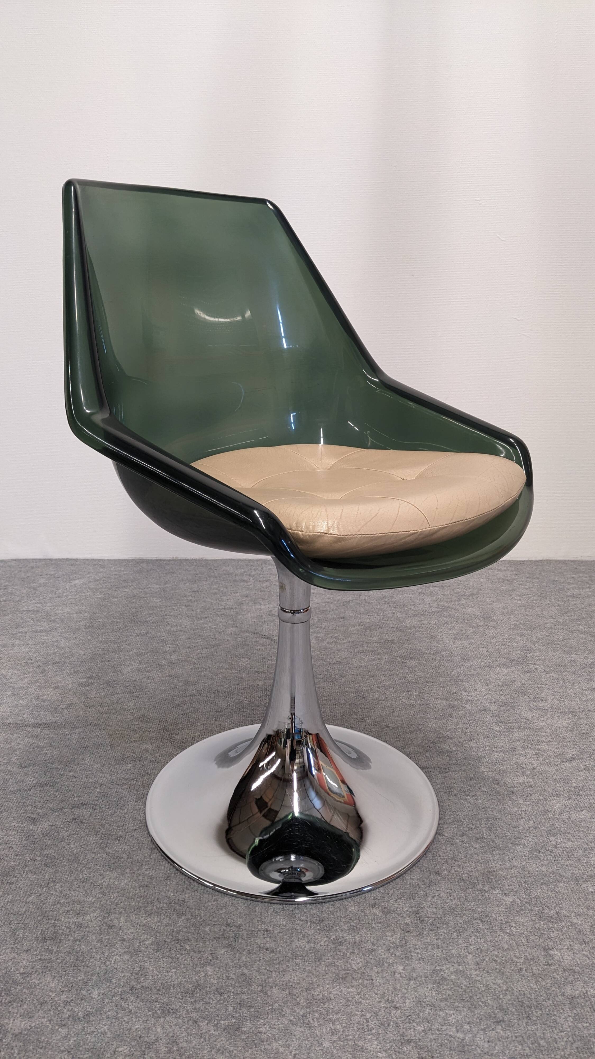 Set of 6 Space Age Tulip Chairs by Chromcraft USA, 1960s/70s