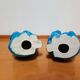Vintage Pair of Ceramic Blue Cats Bookends