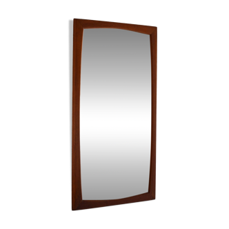 Miroir danois des années 1950/60 par Aksel Kjersgaard en teck massif
