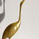 Brass heron 30cm