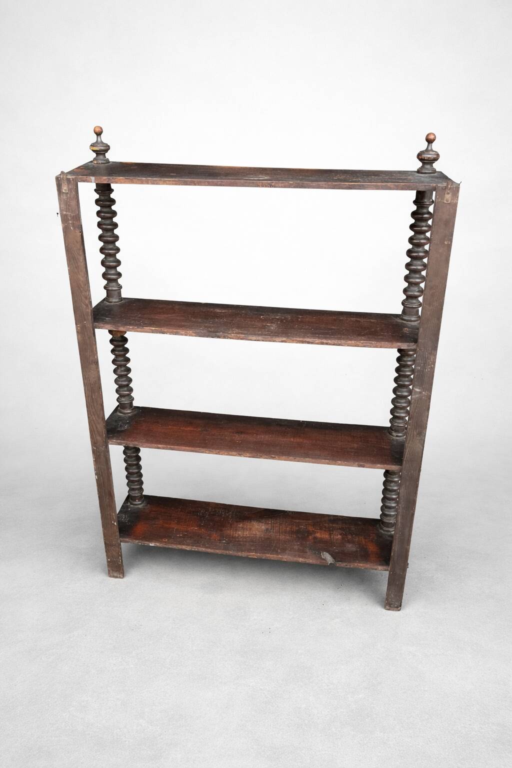 Antique shelf with twisted columns – late 19th century