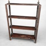 Antique shelf with twisted columns – late 19th century