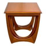Teak trundle coffee table
