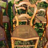 Lot of tanned chairs