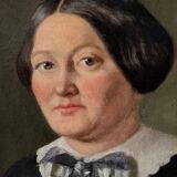 Portrait d'une femme du 19ème siècle, encadré