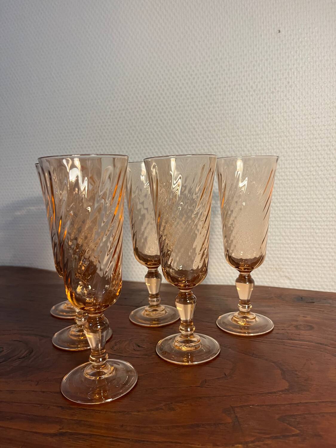 Rosaline glass champagne flute or coupe