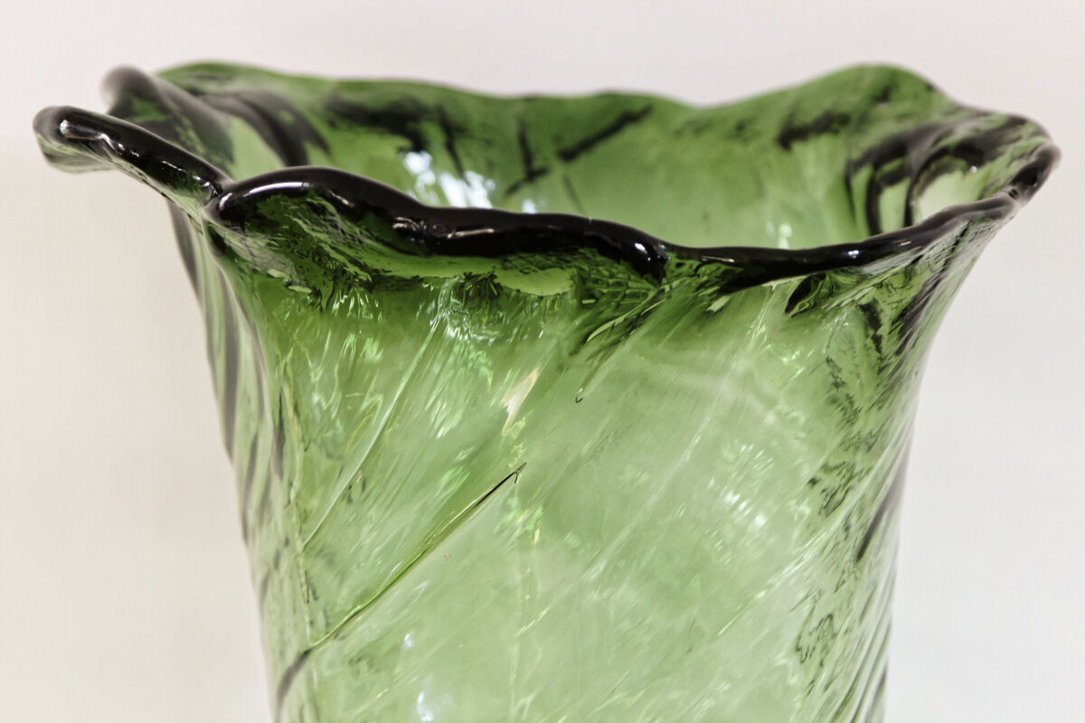 Vase glass bottle, 30s