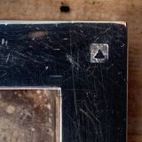 6 square silver metal knives with AVM Paris punch