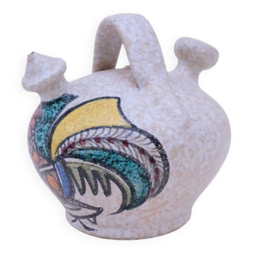 Ceramic goat-shaped pitcher from Talavera, Spain, 1960