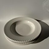 Set of 4 hollow plates in Coronet style D:23,5cm