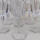 9 grands verres en cristal de baccarat, modèle Malmaison.