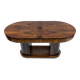 Art Deco Italian Walnut Dining Table, 1940