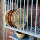 Vintage Wall Mounted Plate Rack - Rustic Plate Holder