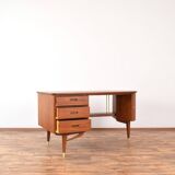 Mid-Century Organic Teak Desk from Sola Møbler, 1960s.