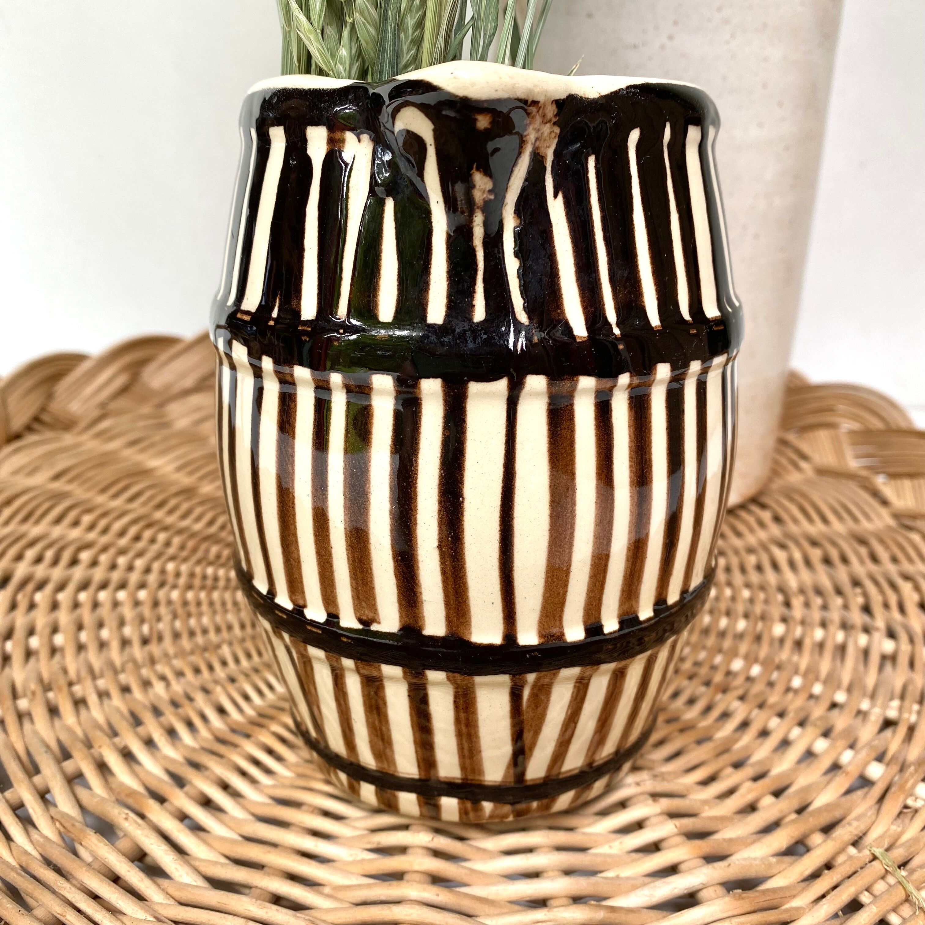 Vintage ceramic pitcher