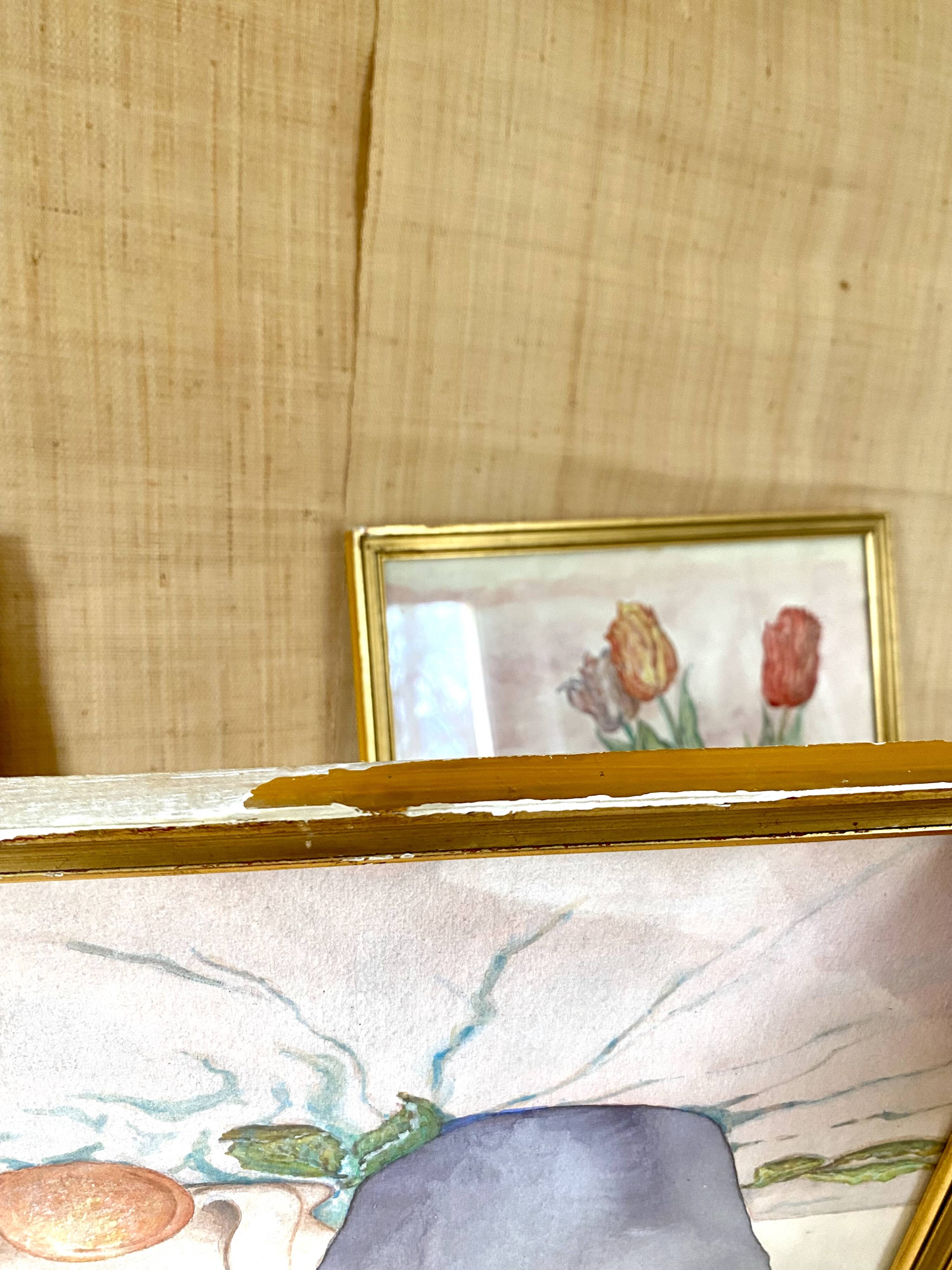 Still life under glass