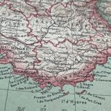Old map of France