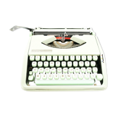 Revised Hermes baby Sage Green vintage Ribbon nine typewriter