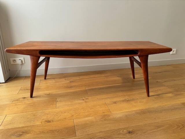 Teak coffee table - denmark 50s/60s