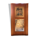 Antique 19th century fireplace trumeau mirror