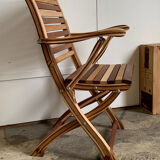 Chaise pliante bois