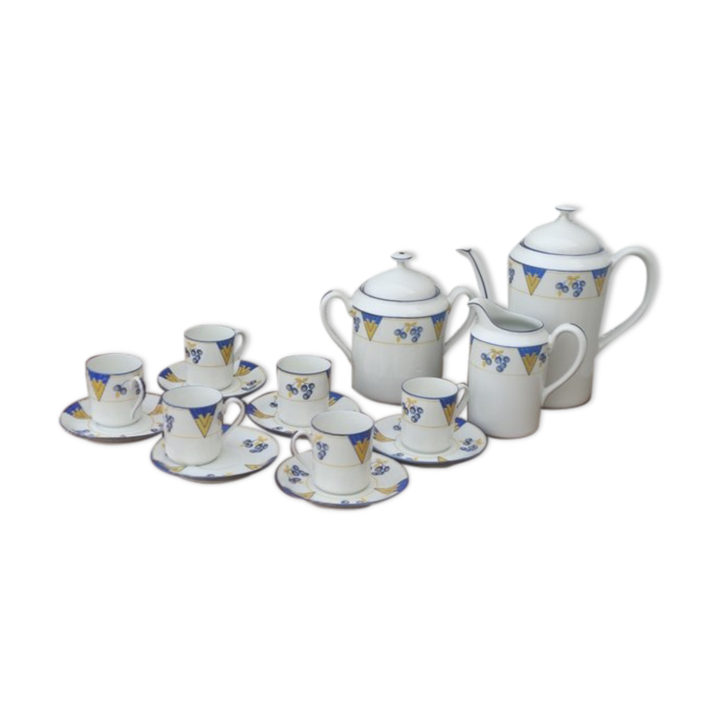 Art deco coffee service