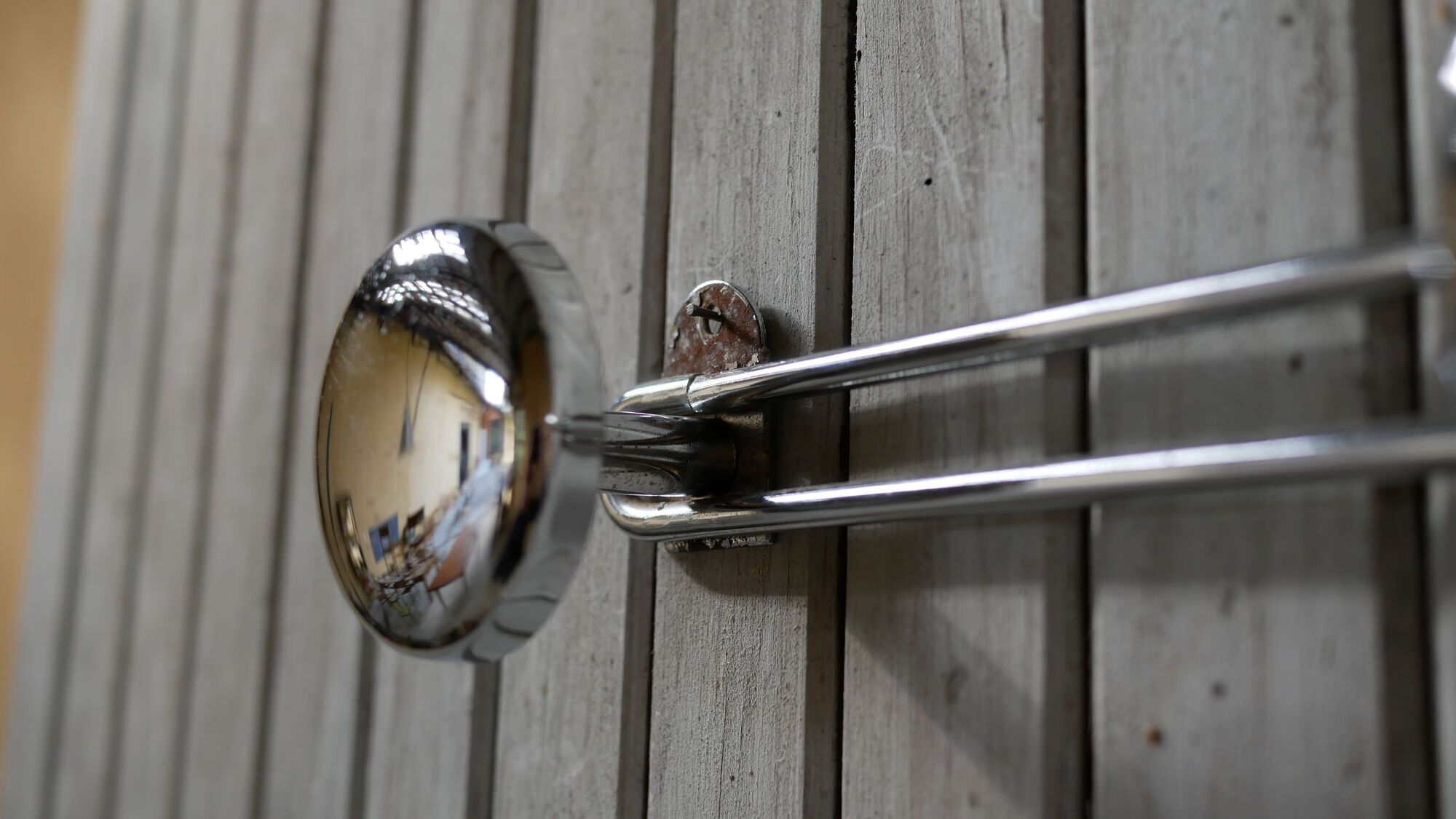 Coat rack wall vintage metal two hooks