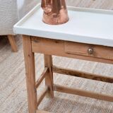 Petite table de ferme d’appoint