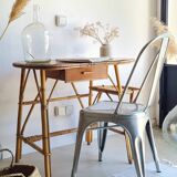 Vintage rattan desk