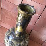 TAMEGROUTE POTTERY VASE IN GLAZED TERRACOTTA