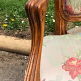 Pair of Louis XV-style armchairs