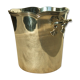Silver metal champagne bucket