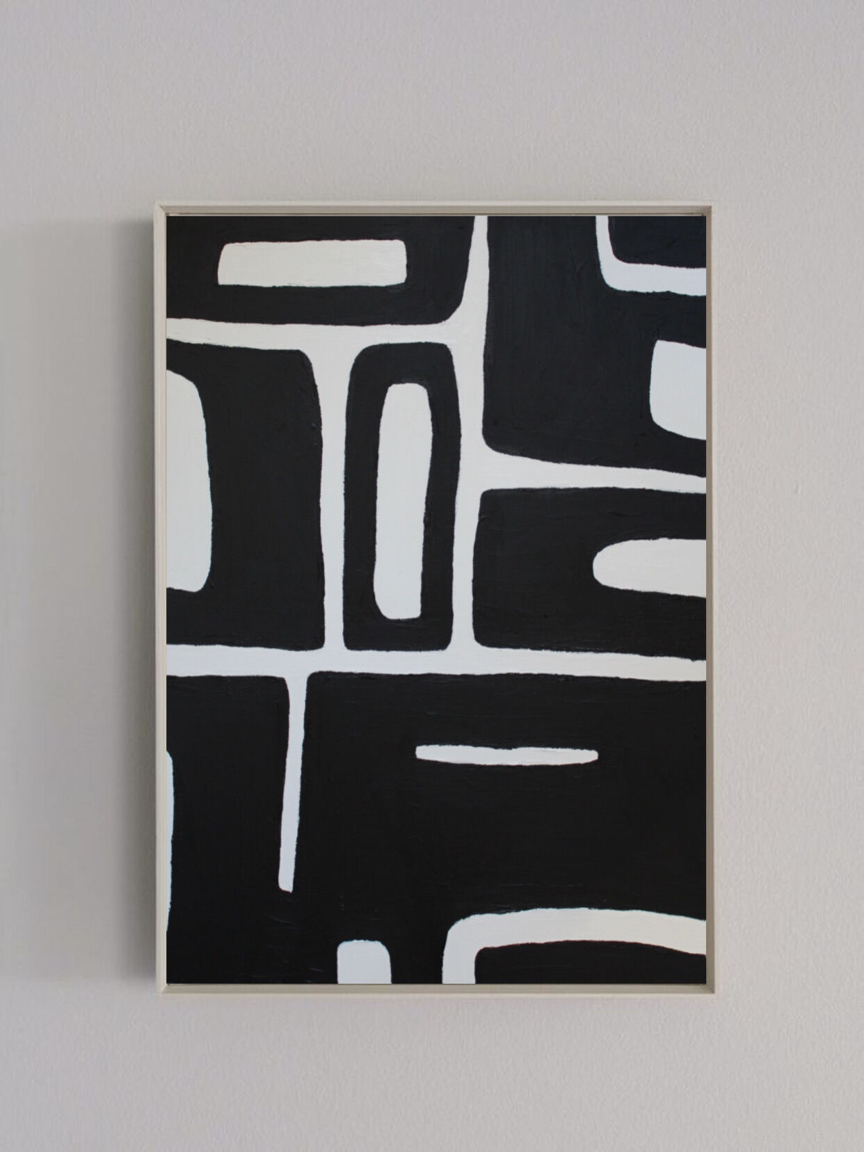 Minimalist abstract painting