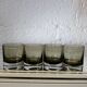 70s Smoked Whiskey Glasses