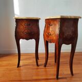 Pair of Louis XV style bedside tables