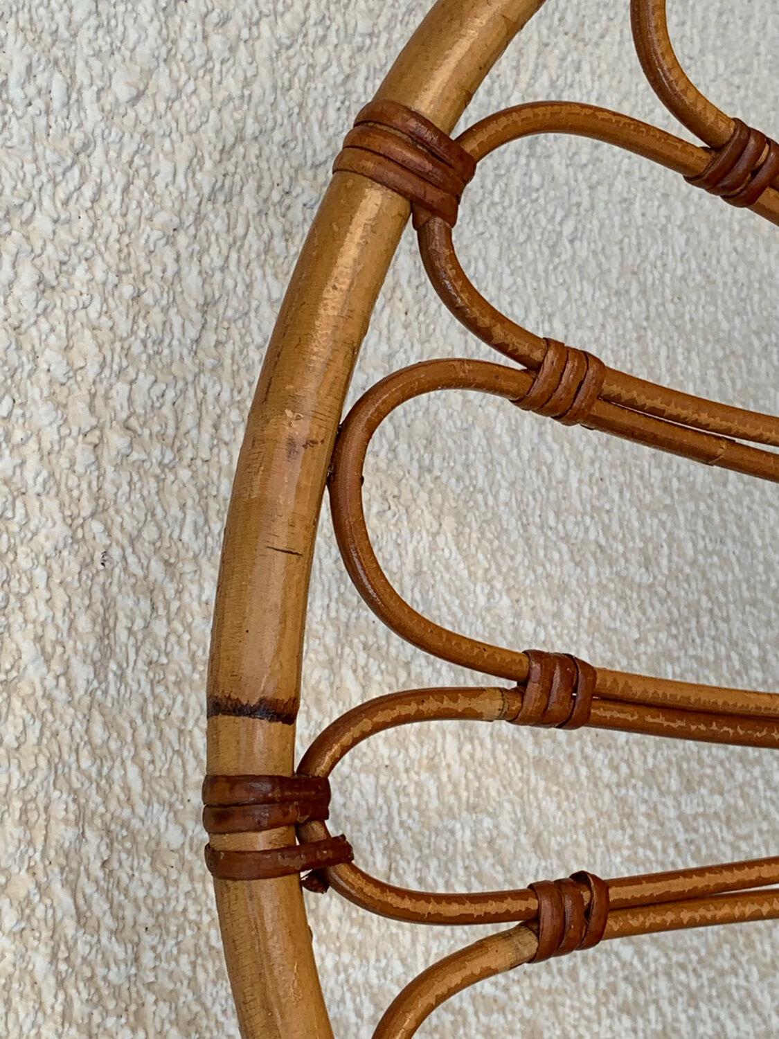 Pair of vintage shell armchairs 1950