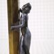 Lampe art déco sculpture de femme