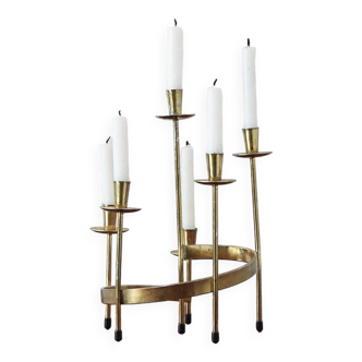 Candleholder style design Gunnar Ander for Ystad-Metall, 1950s