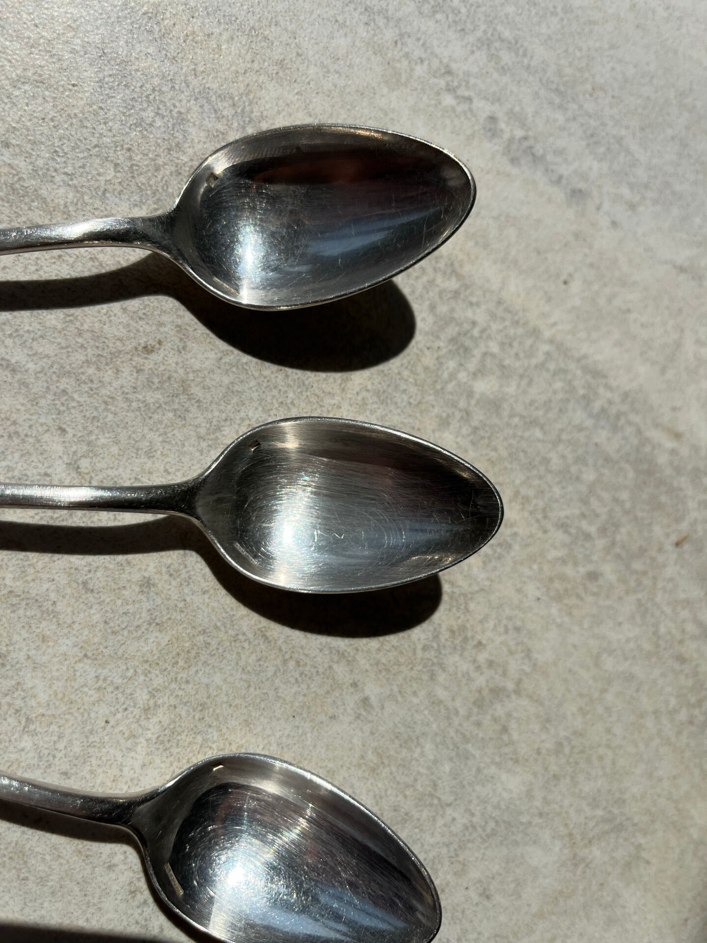 Lot 4 Cuillères argent