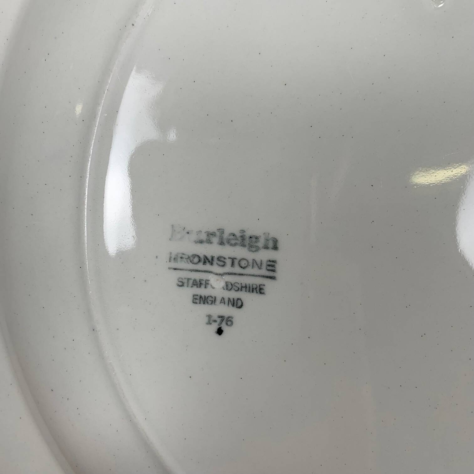 Very large ironstone dish Staffordshire, Burleigh, England