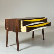 Palisander beside chest by Niels Clausen for N.C. Møbler