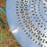 3 wrought iron garden chairs