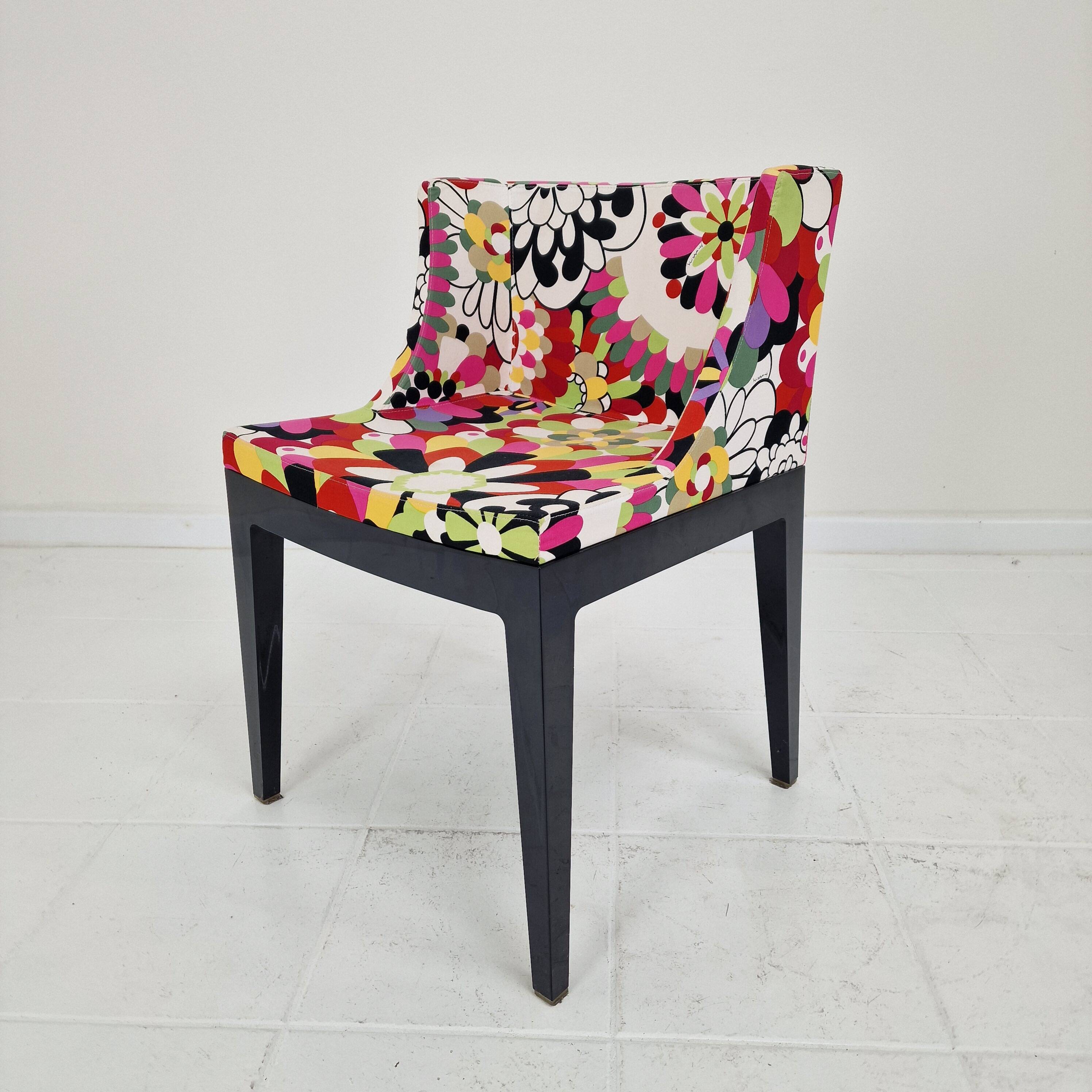 Kartell “Mademoiselle” chair in Missoni fabric by Philippe Starck, Italy